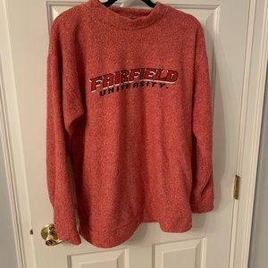 Fairfield University wooly threads pull over
